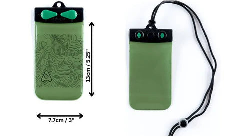Aquapac Waterproof Keymaster - Key & Card Case - Green Contour