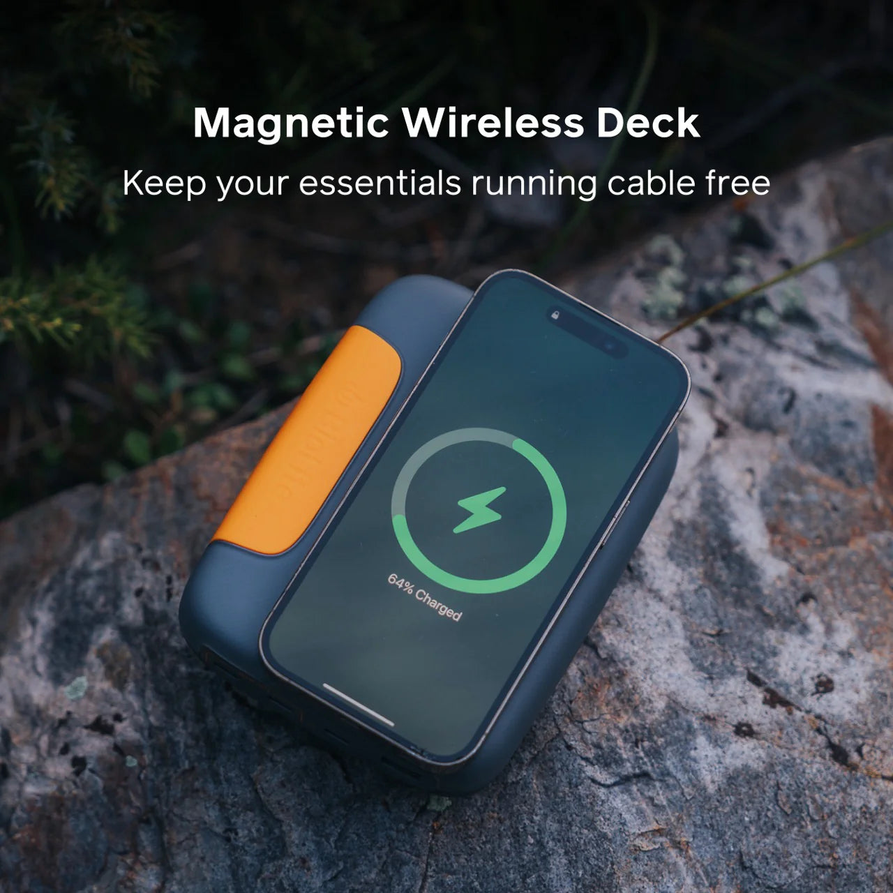 Simultaneously charge up to 5 devices. The Charge 100 Max is a 25,000mAh portable176. power bank with a magnetic wireless deck, high-speed 100W USB-C/ USB-A ports