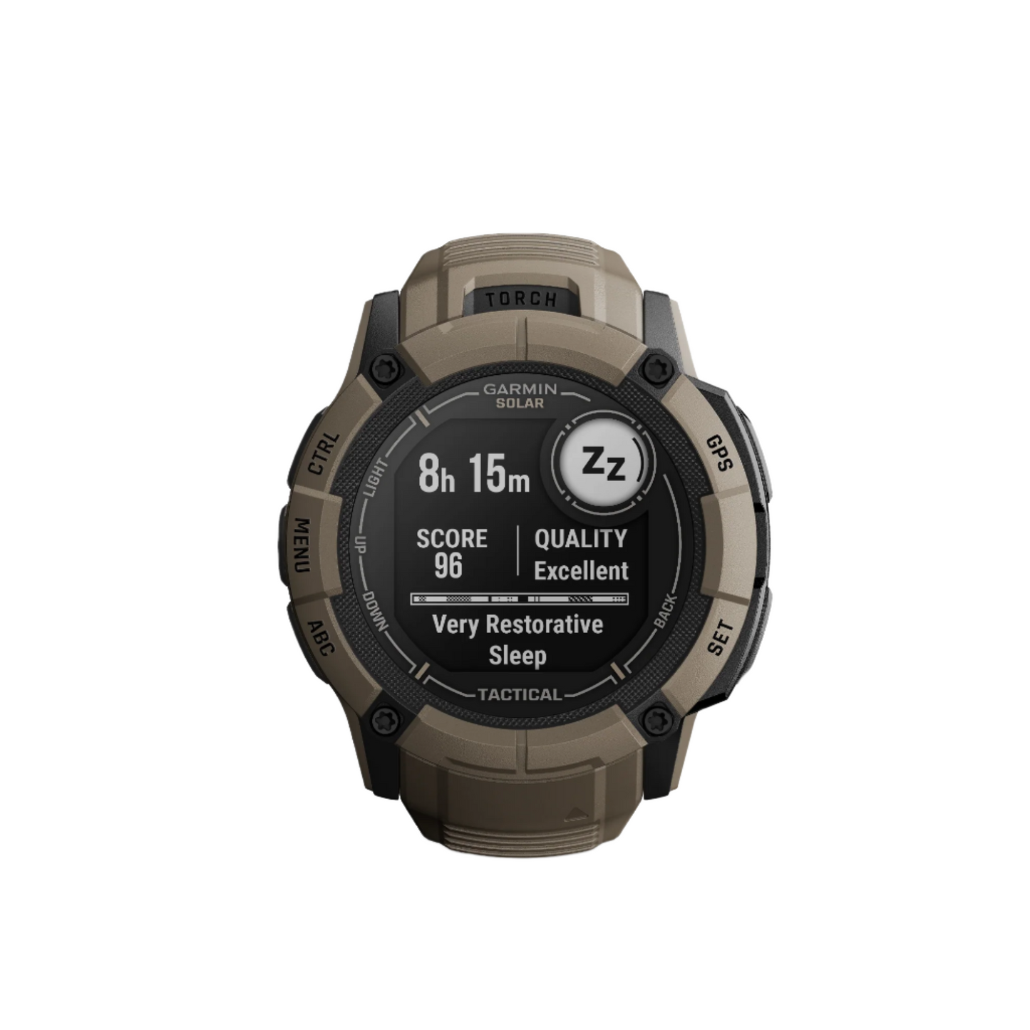 Garmin Instinct 2x Solar - Tactical Edition, Rugged multisport GPS smartwatch, tough enough to keep up with you, comes equipped with tactical-specific features, a built-in LED flashlight and solar charging