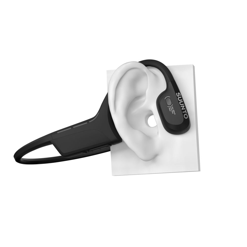 Suunto Wing 2 premium bone conduction headphones with LED lights & battery life of up to 12 hours and an additional 24 hours from the external powerbank