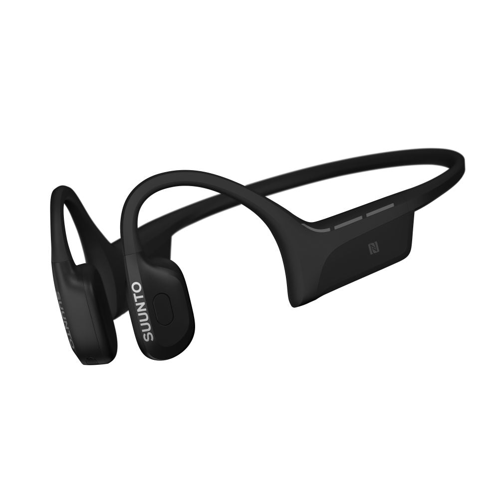 Suunto Wing 2 premium bone conduction headphones with LED lights & battery life of up to 12 hours and an additional 24 hours from the external powerbank