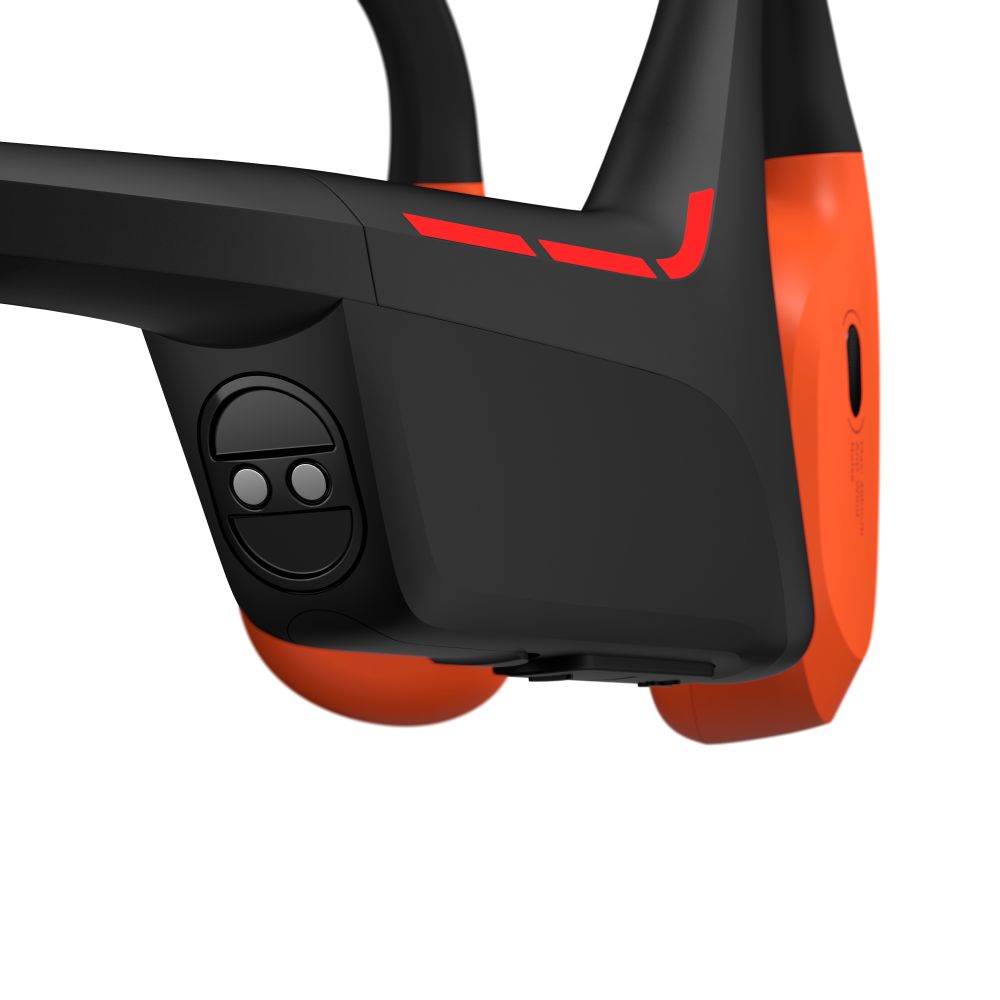 Suunto Wing 2 premium bone conduction headphones with LED lights & battery life of up to 12 hours and an additional 24 hours from the external powerbank