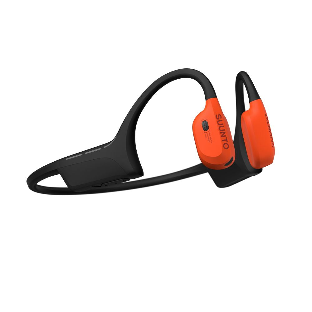 Suunto Wing 2 premium bone conduction headphones with LED lights & battery life of up to 12 hours and an additional 24 hours from the external powerbank