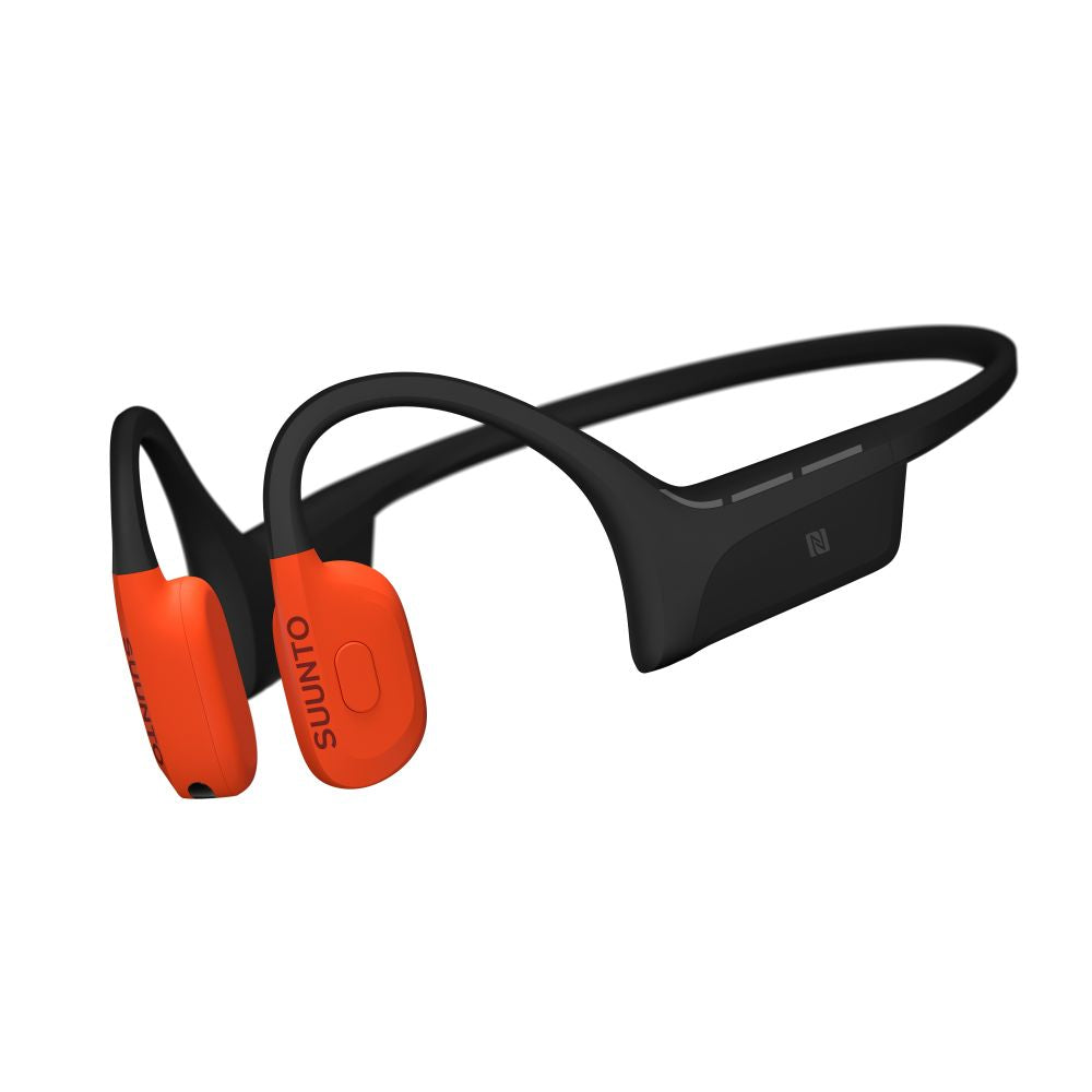Suunto Wing 2 premium bone conduction headphones with LED lights & battery life of up to 12 hours and an additional 24 hours from the external powerbank