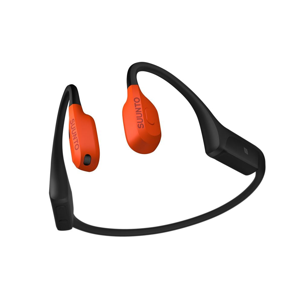 Suunto Wing 2 premium bone conduction headphones with LED lights & battery life of up to 12 hours and an additional 24 hours from the external powerbank