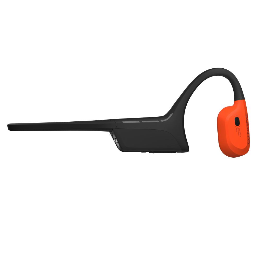 Suunto Wing 2 premium bone conduction headphones with LED lights & battery life of up to 12 hours and an additional 24 hours from the external powerbank