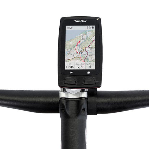 The TwoNav QuickLock upfront bike mount is designed for GPS and enables you to mount your GPS device in whatever position you choose.