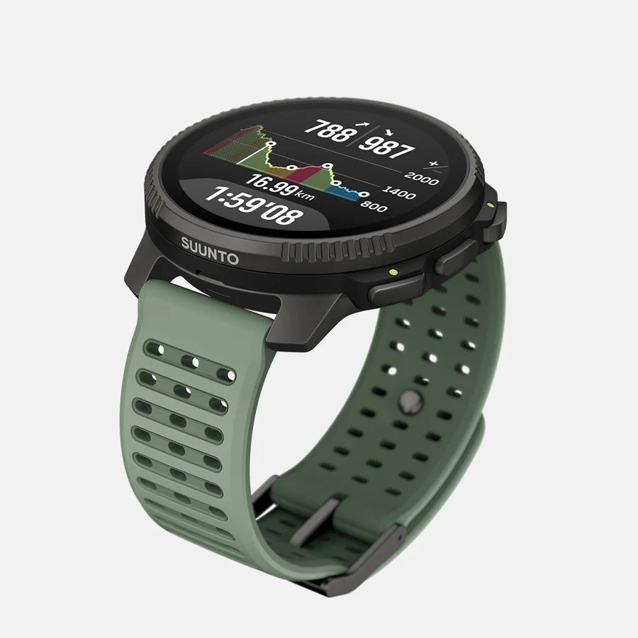 The Suunto Vertical 2 improves upon the original with a brighter, larger AMOLED screen, a redesigned optical heart rate sensor & a built-in LED flashlight
