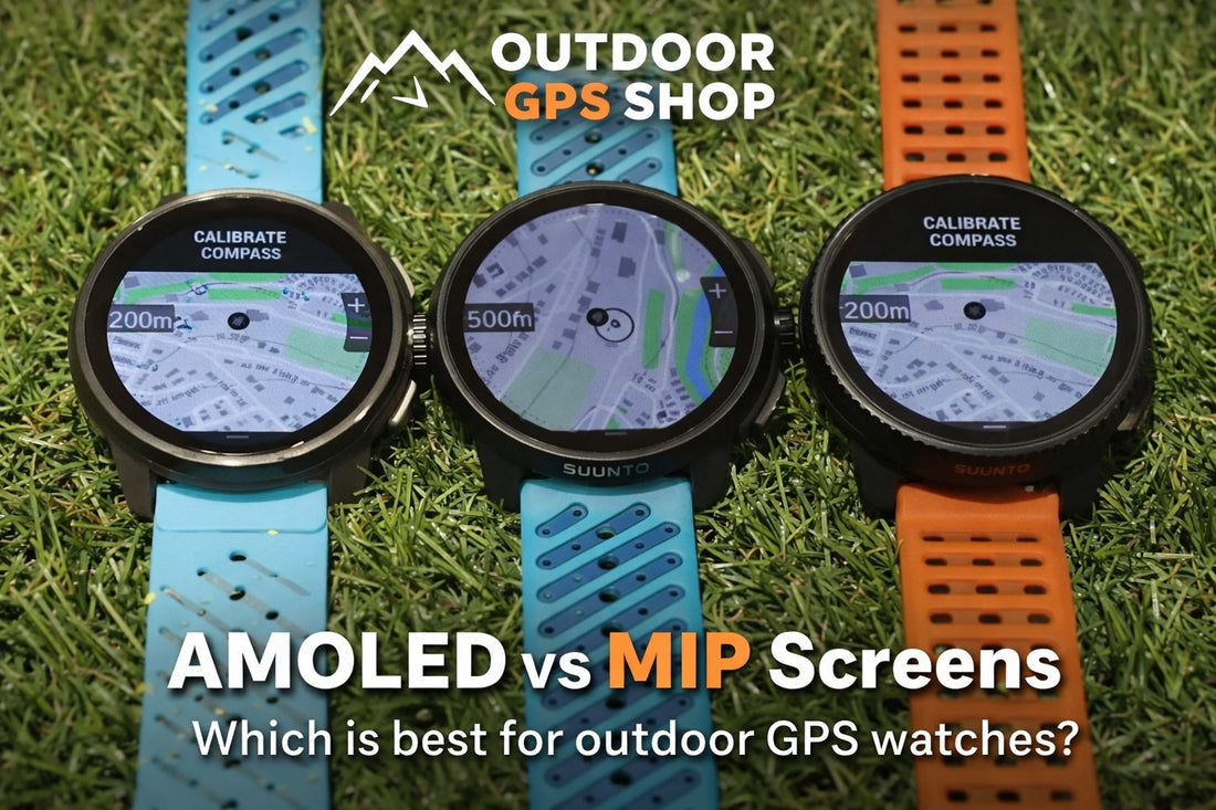 AMOLED vs MIP GPS Watch Screens - Which is actually best for outdoor use?