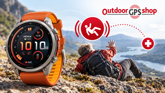 GPS Watch Fall Alert in the Mountains