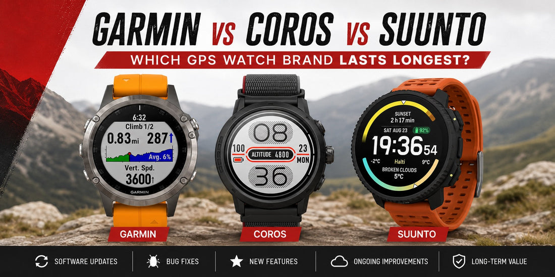 Garmin, COROS or Suunto: Which Brand Supports Its Watches the Longest?