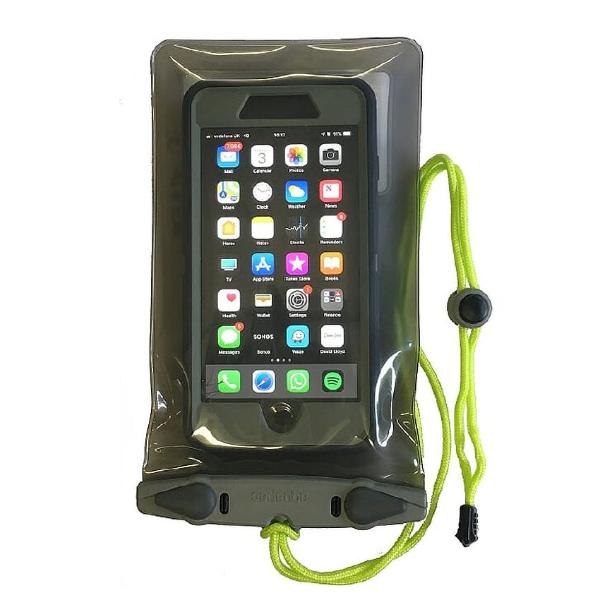 The Aquapac 368 Waterproof Pouch is designed for the largest Plus Size Phones including those in heavy duty bumper cases or with battery packs added.