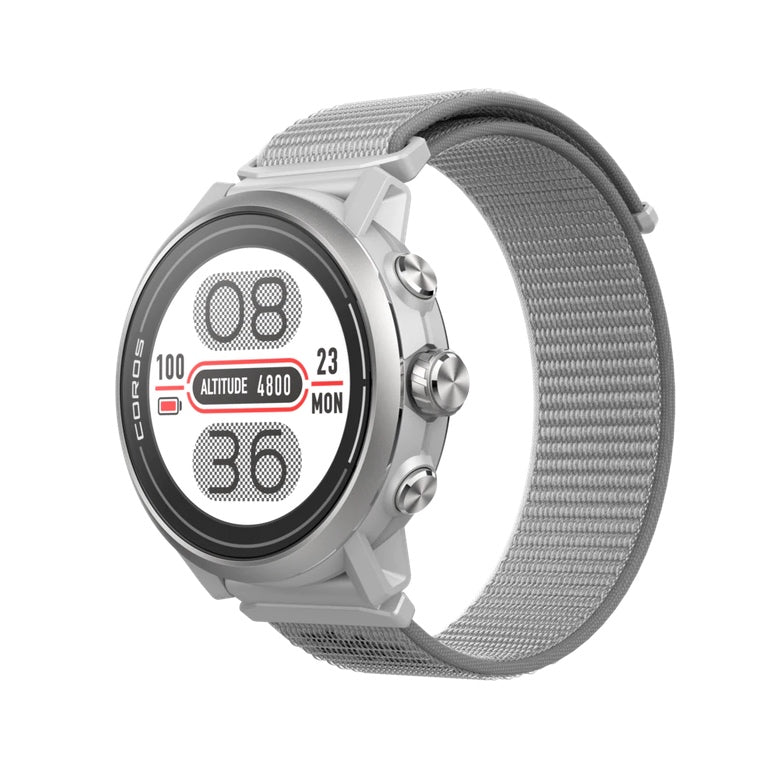 Coros Apex 2 Premium Multisport GPS Watch, with A sapphire glass screen & grade 5 titanium alloy bezel protect the watch from wear & tear.