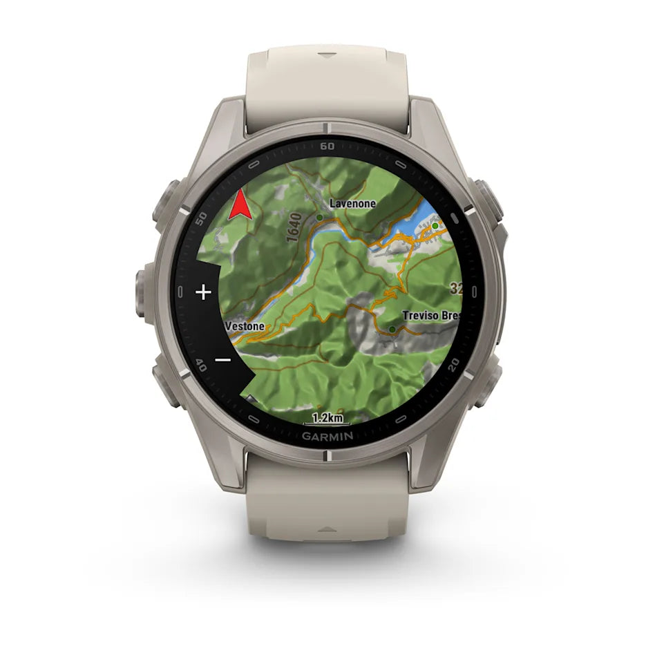 Garmin Fenix 9 premium GPS smartwatch styled for smaller wrists, it features enhanced stamina & endurance tracking + smoother, more intuitive routable maps.