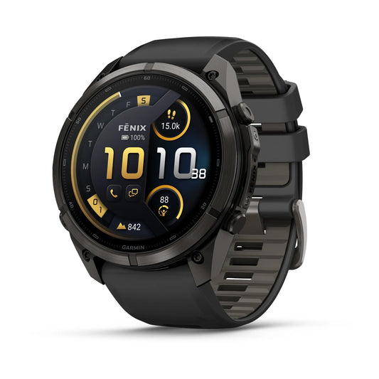 Garmin Fenix 9 Pro inReach - has a durable titanium case, bright AMOLED display that’s the largest of any fēnix + inReach LTE off-grid satellite connectivity