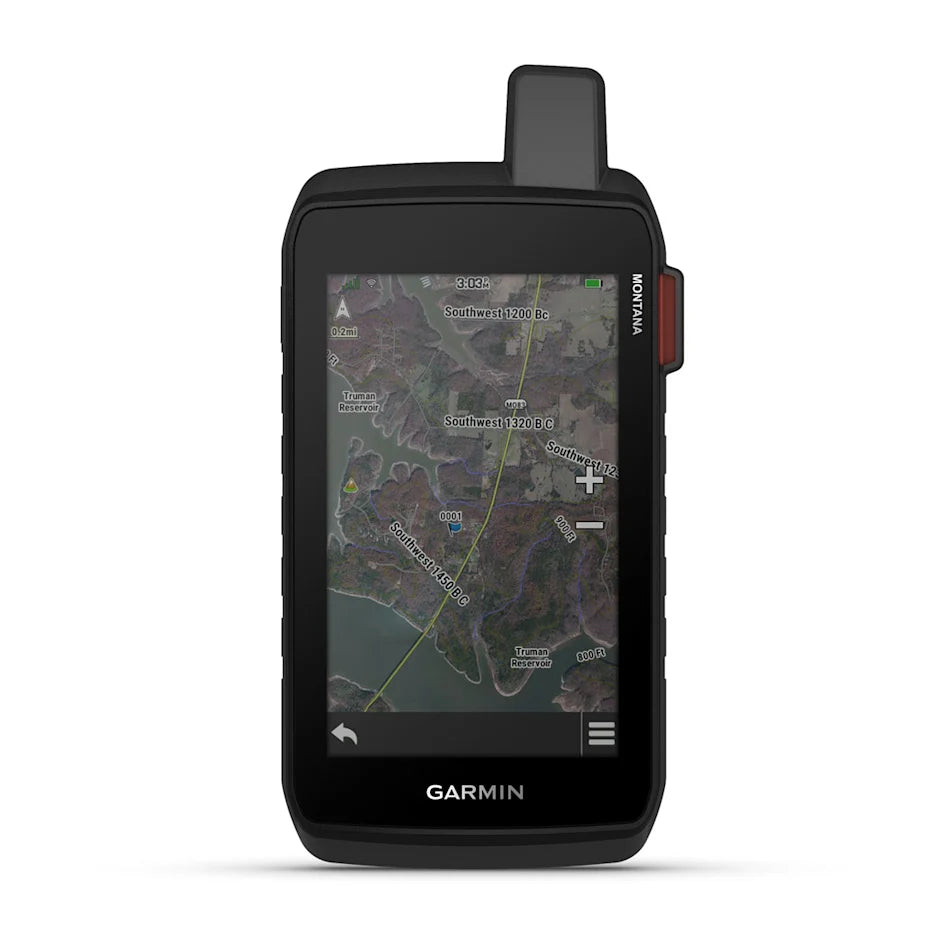 Montana 710i with advanced outdoor features, inReach technology for two-way messaging & interactive SOS alerts,  ideal for navigation on foot, bike, kayak & ATV