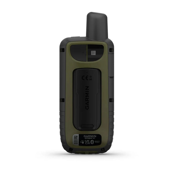 Garmin GPSMap67 a premium rugged handheld GPS Device, with long battery life