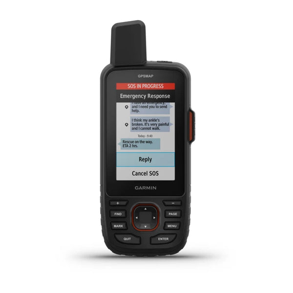 GPSMap67i a rugged handheld GPS and satellite communicator