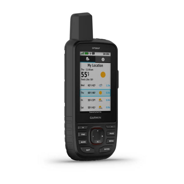 GPSMap67i a rugged handheld GPS and satellite communicator