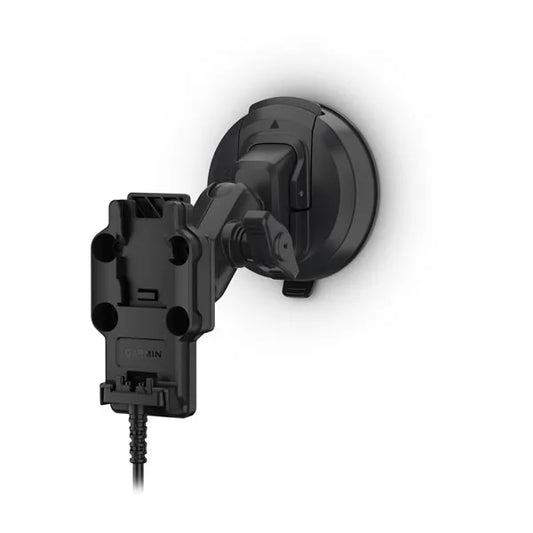 Designed for one-handed, quick-release operation, this powered mount with suction cup allows for easy grab-and-go accessibility with your GPSMapH1 & H1iplus