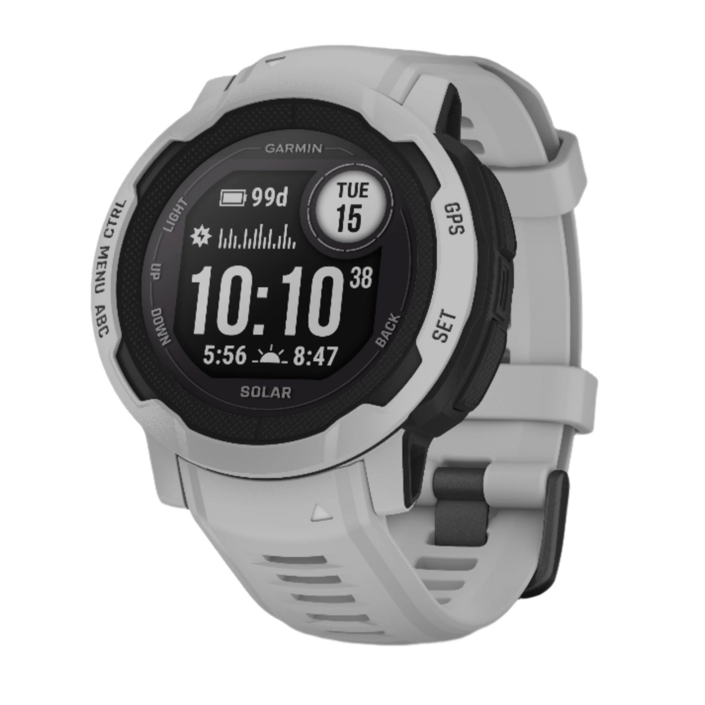 Garmin Instinct 2 Solar Keep your experiences going with unlimited battery life in smartwatch mode with solar charging 