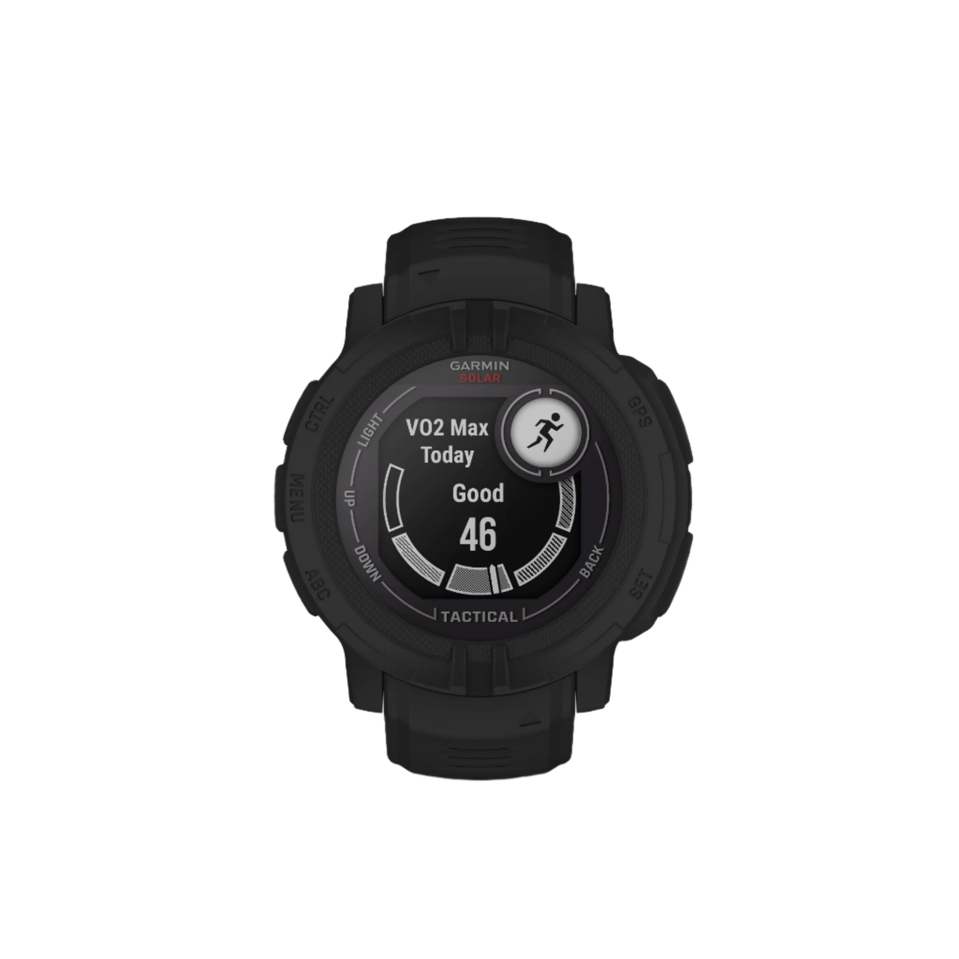 Garmin Instinct 2 Solar Tactical rugged multisport GPS smartwatch is equipped with tactical-specific features and has solar charging to keep you going.