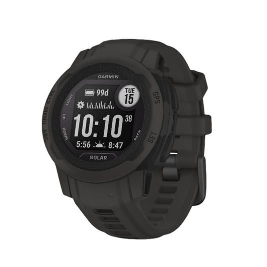 Garmin Instinct 2s Solar, keep your experiences going with up to 51 days of battery life in smartwatch mode with solar charging