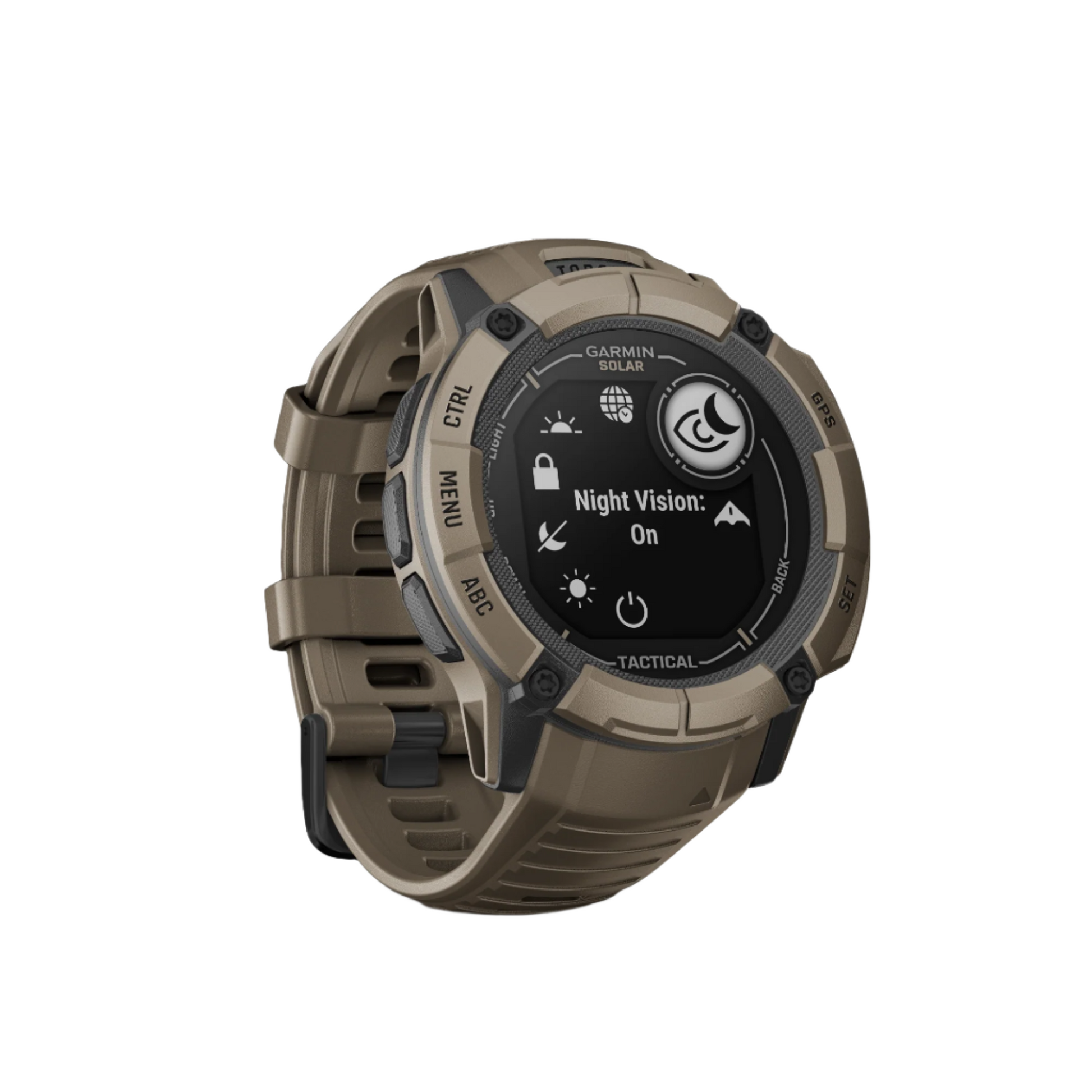 Garmin Instinct 2x Solar - Tactical Edition, Rugged multisport GPS smartwatch, tough enough to keep up with you, comes equipped with tactical-specific features, a built-in LED flashlight and solar charging