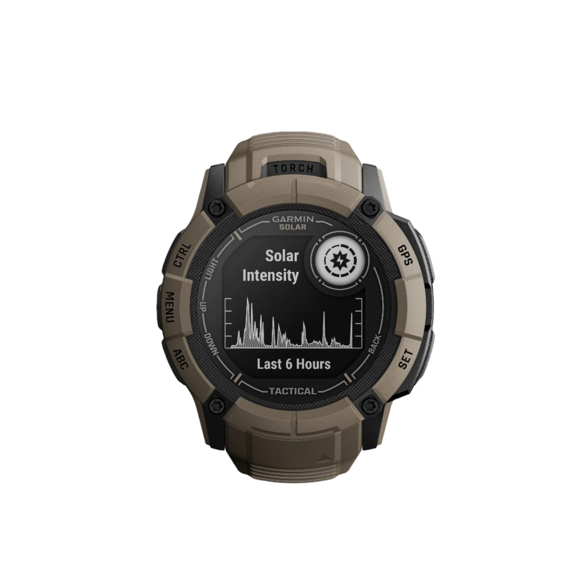 Garmin Instinct 2x Solar - Tactical Edition, Rugged multisport GPS smartwatch, tough enough to keep up with you, comes equipped with tactical-specific features, a built-in LED flashlight and solar charging