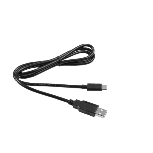 Connect this cable to a USB A port to recharge your compatible device and to transfer data to and from your computer