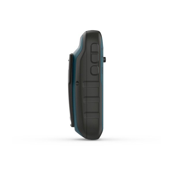 Side view of the Garmin eTrex 22x, the cheapest colour screen GPS unit from Garmin