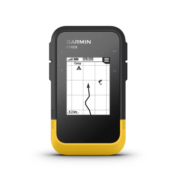 Map page on Garmin eTrex SE - budget GPS unit