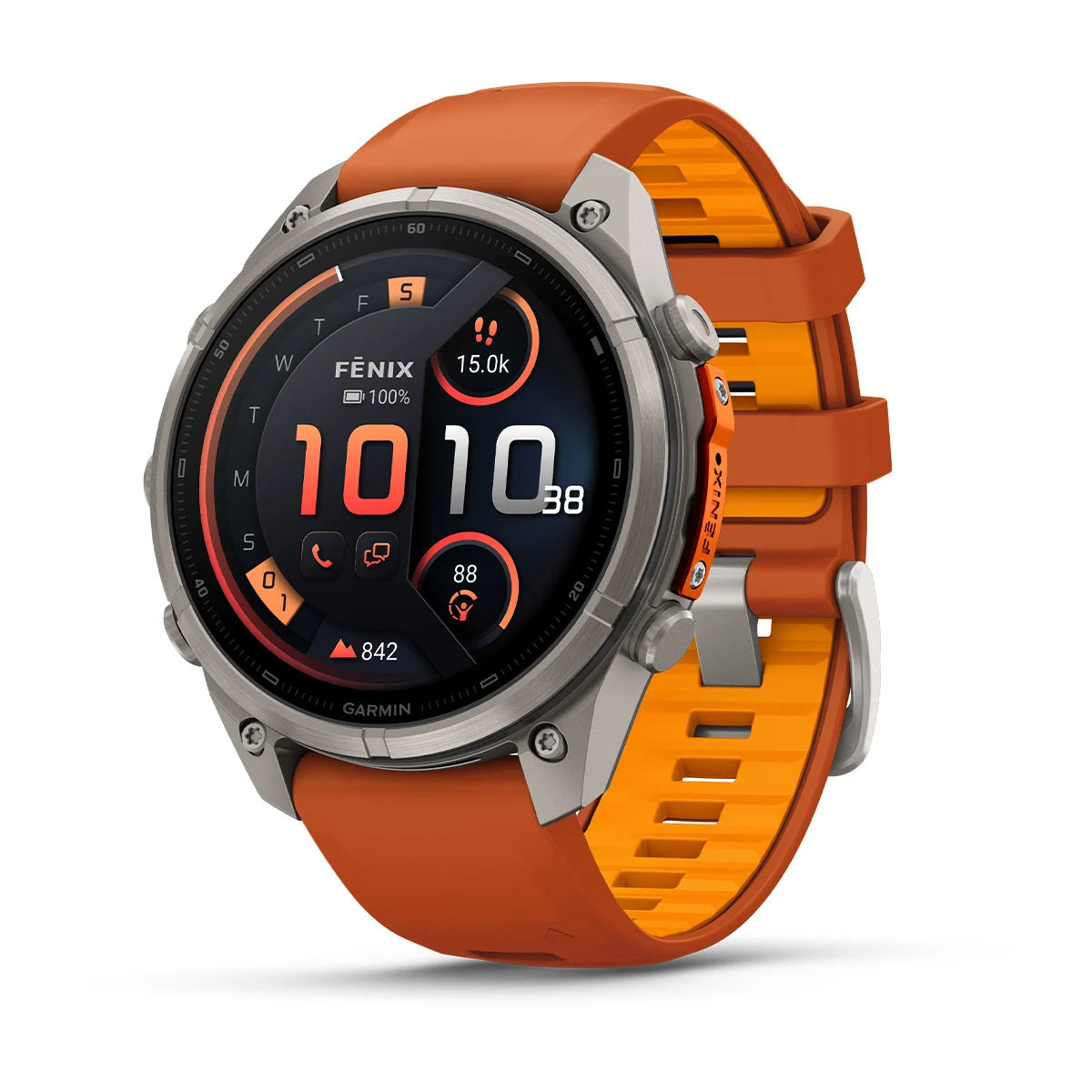 Garmin Fenix 9 Pro inReach - has a durable titanium case, bright AMOLED display + inReach LTE off-grid satellite connectivity