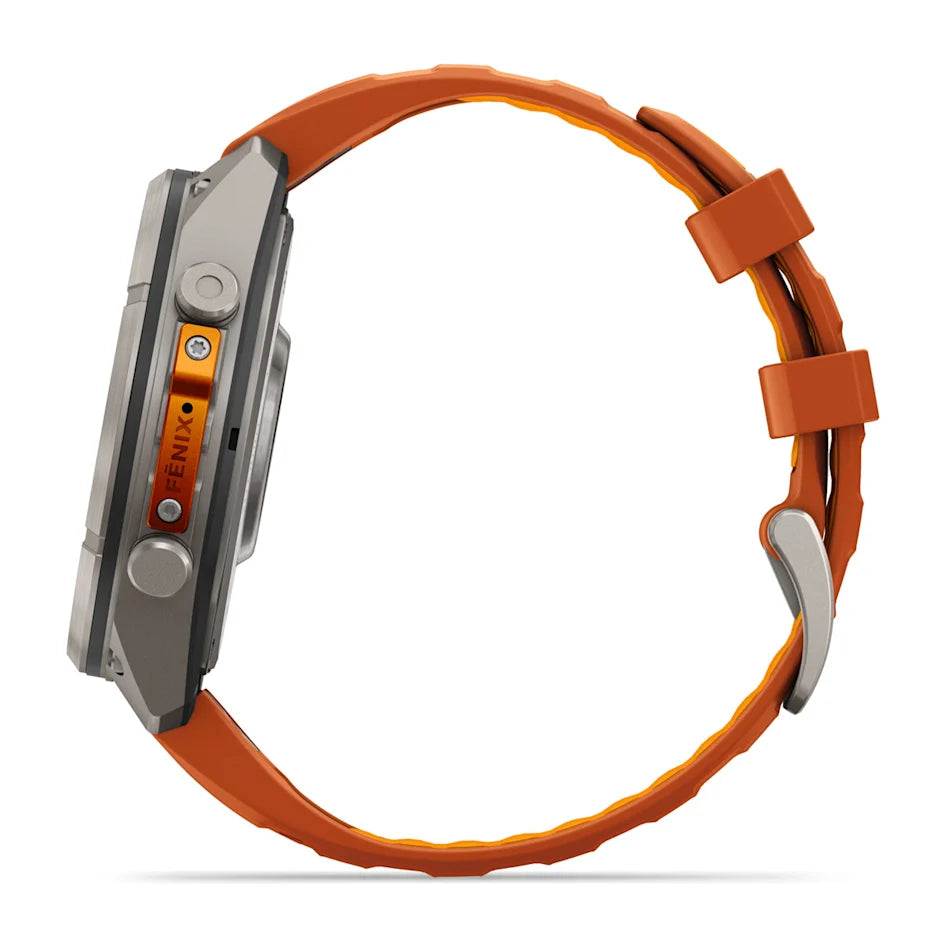 Garmin Fenix 9 Pro inReach - has a durable titanium case, bright AMOLED display + inReach LTE off-grid satellite connectivity