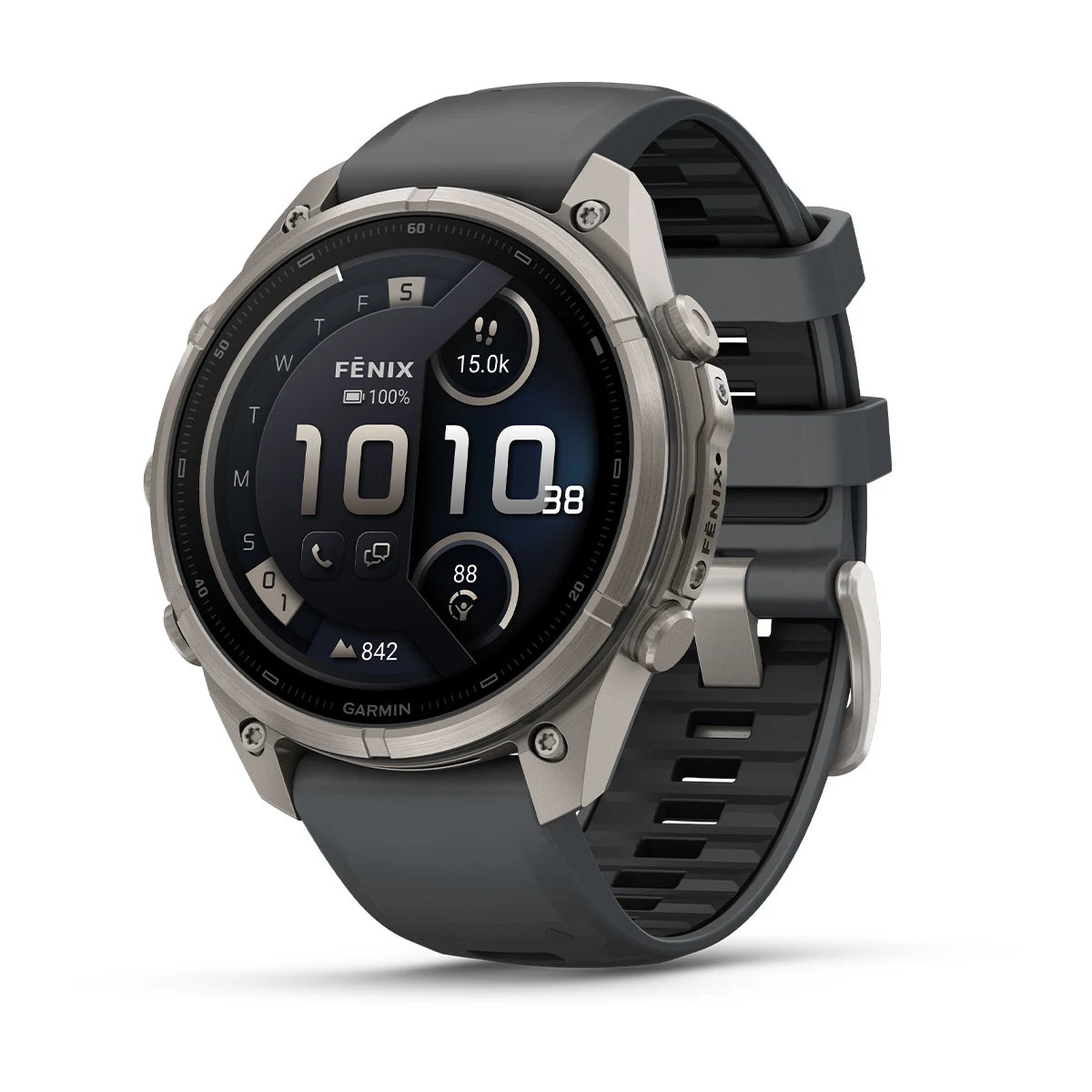 Garmin Fenix 9 Pro inReach - has a durable titanium case, bright AMOLED display + inReach LTE off-grid satellite connectivity