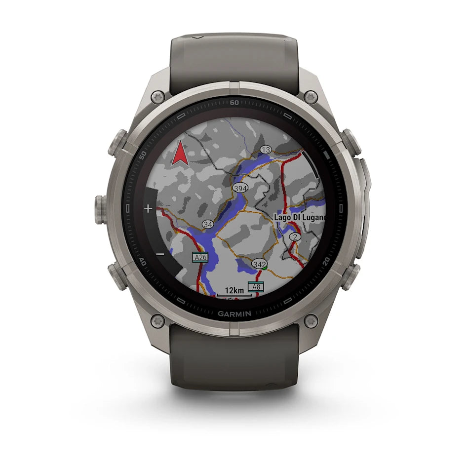 Garmin Fenix 9 Pro inReach Solar 51mm - this premium multisport GPS smartwatch has a durable titanium case and a solar charged display for long battery life.