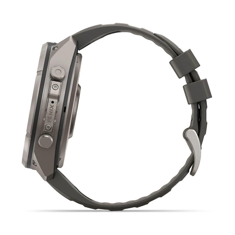 Garmin Fenix 9 Pro inReach Solar 51mm - this premium multisport GPS smartwatch has a durable titanium case and a solar charged display for long battery life.