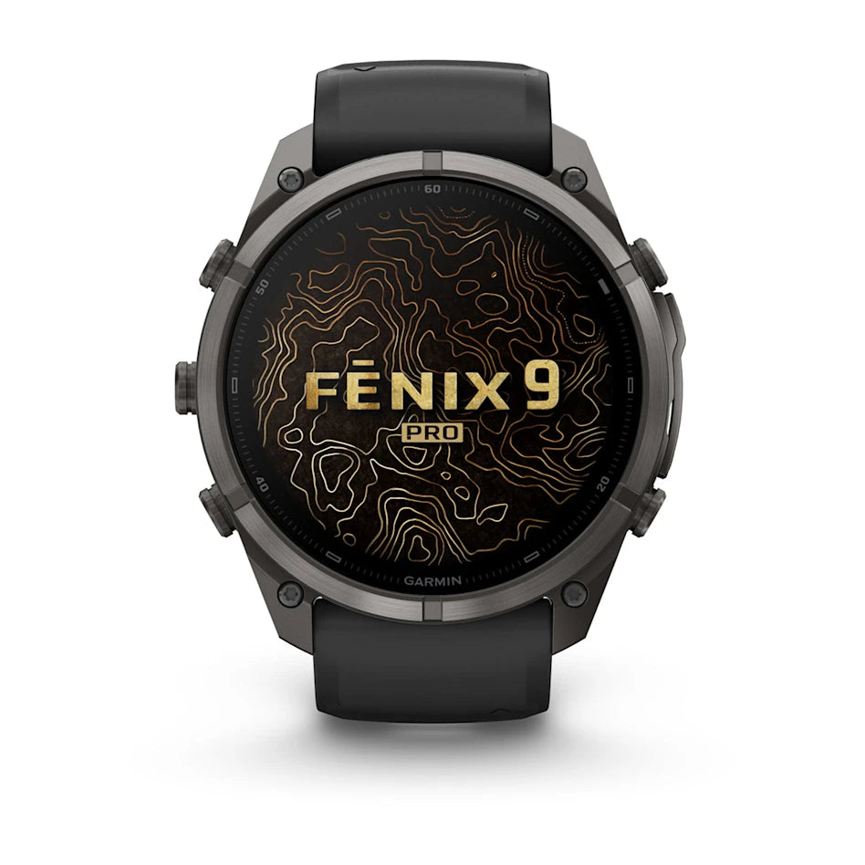 Garmin Fenix 9 Pro 51mm GPS watch Built for serious athletes and adventurers, with a durable titanium case and a bright AMOLED display.