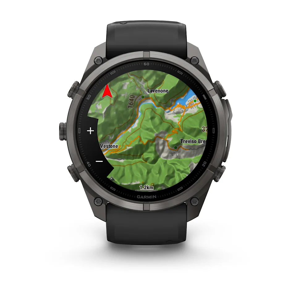 Garmin Fenix 9 Pro 51mm GPS watch Built for serious athletes and adventurers, with a durable titanium case and a bright AMOLED display.