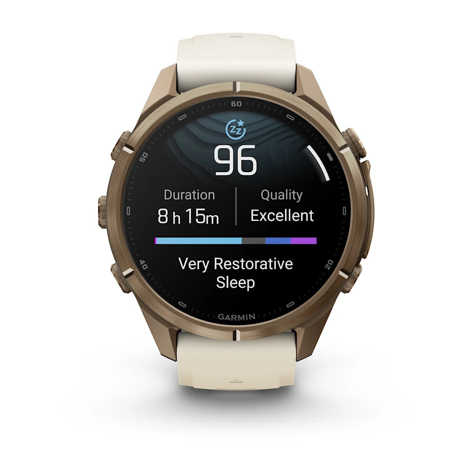 Garmin Fenix 9 Pro 43mm GPS watch Built for serious athletes and adventurers, with a durable titanium case and a bright AMOLED display.