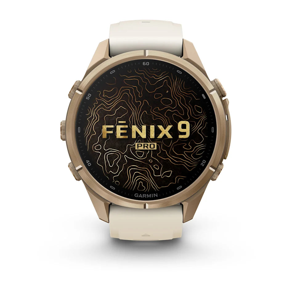 Garmin Fenix 9 Pro 43mm GPS watch Built for serious athletes and adventurers, with a durable titanium case and a bright AMOLED display.