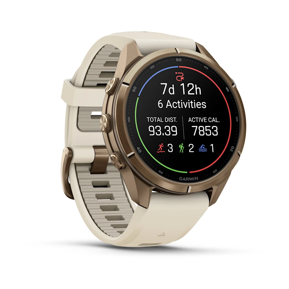 Garmin Fenix 9 Pro 43mm GPS watch Built for serious athletes and adventurers, with a durable titanium case and a bright AMOLED display.