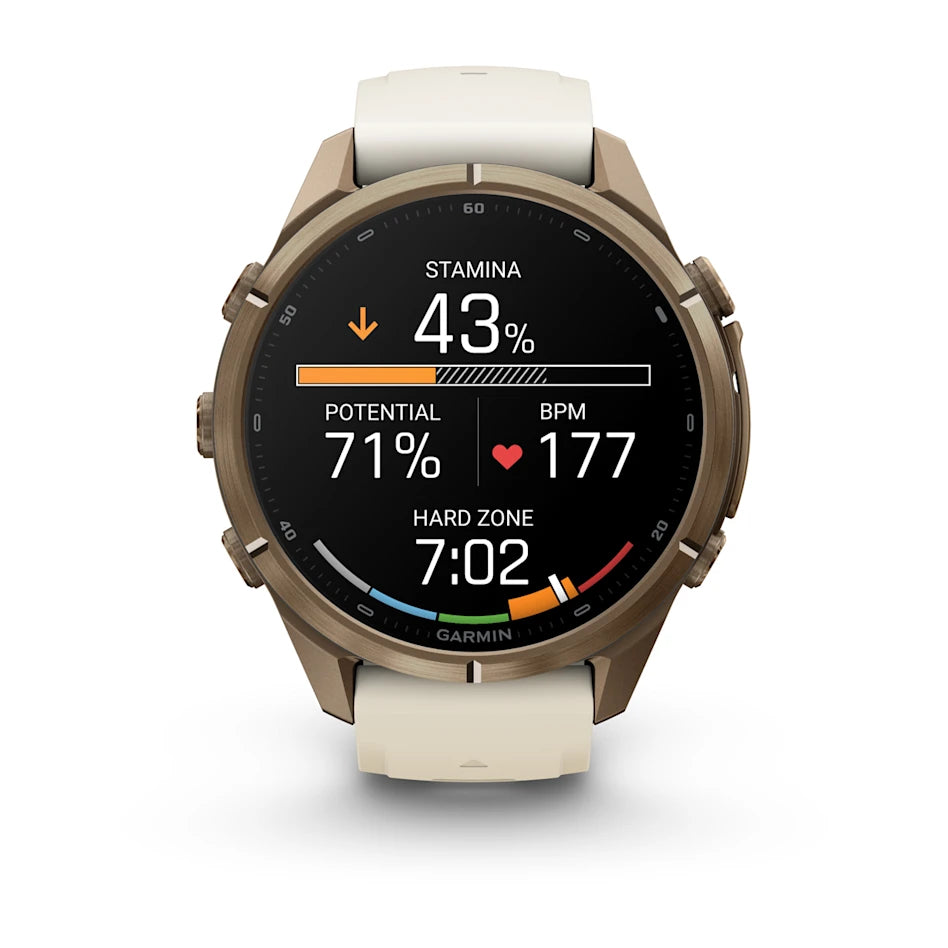 Garmin Fenix 9 Pro 43mm GPS watch Built for serious athletes and adventurers, with a durable titanium case and a bright AMOLED display.