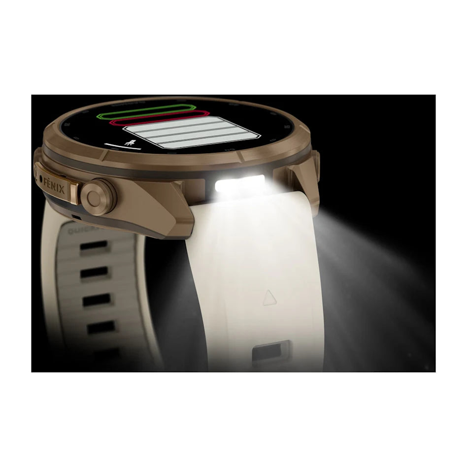 Garmin Fenix 9 Pro 43mm GPS watch Built for serious athletes and adventurers, with a durable titanium case and a bright AMOLED display.