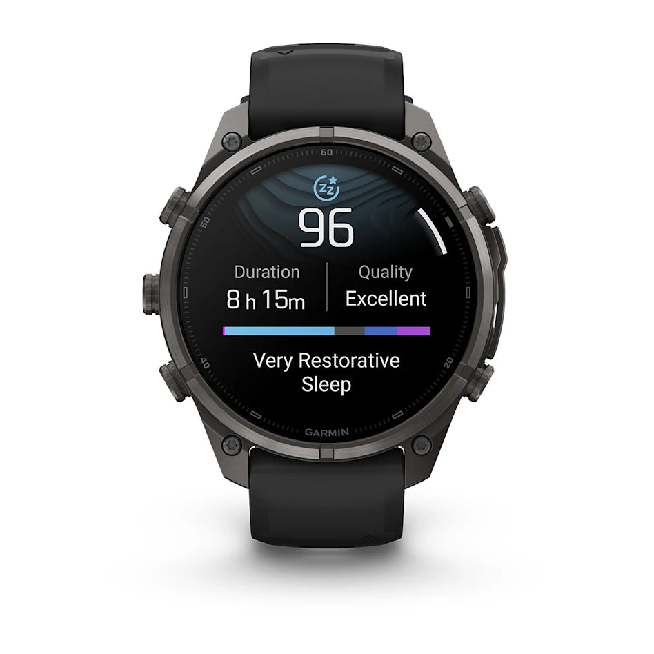 Garmin Fenix 9 Pro 47mm GPS watch Built for serious athletes and adventurers, with a durable titanium case and a bright AMOLED display.