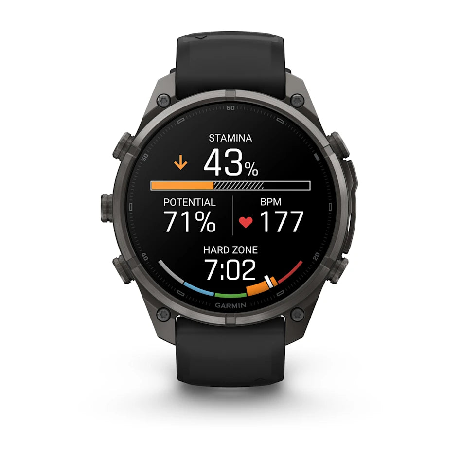 Garmin Fenix 9 Pro 47mm GPS watch Built for serious athletes and adventurers, with a durable titanium case and a bright AMOLED display.