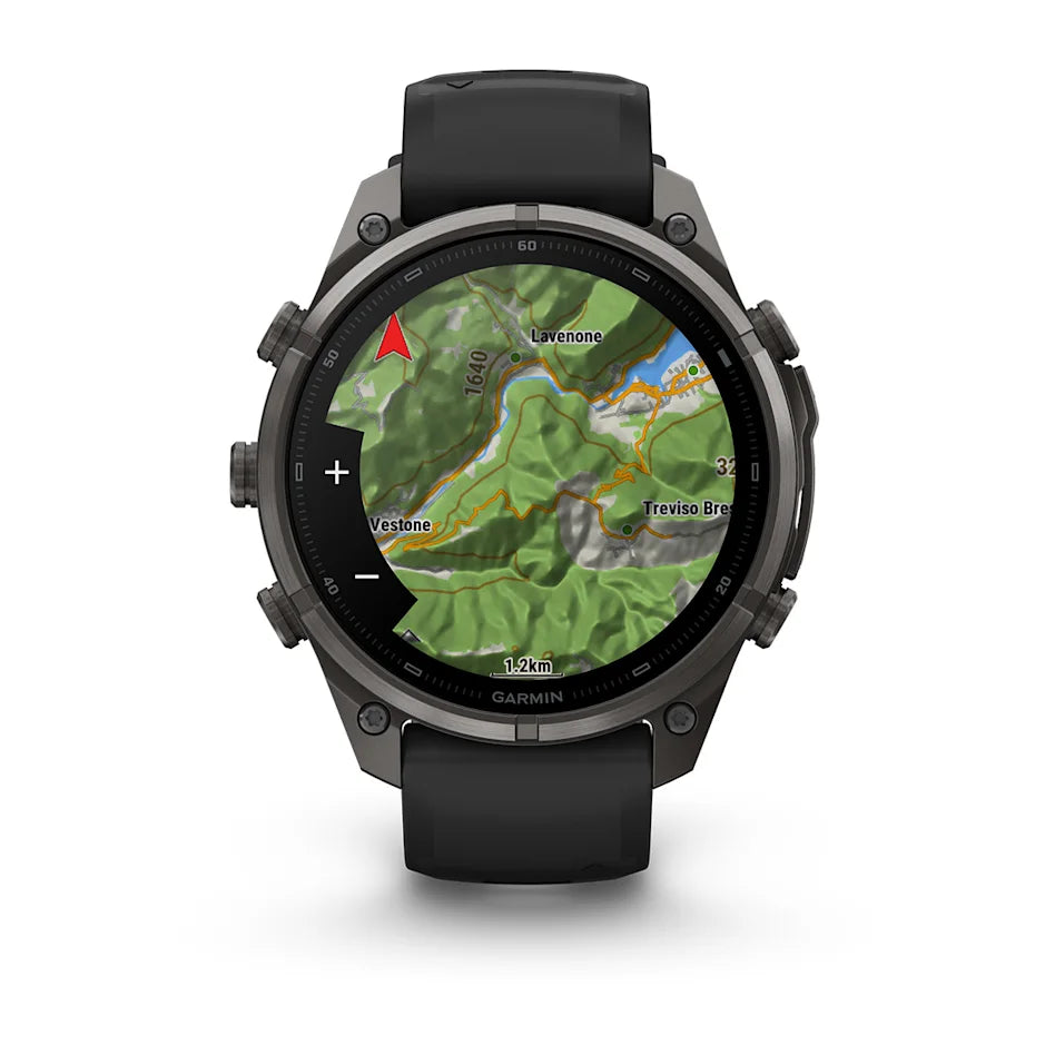Garmin Fenix 9 Pro 47mm GPS watch Built for serious athletes and adventurers, with a durable titanium case and a bright AMOLED display.