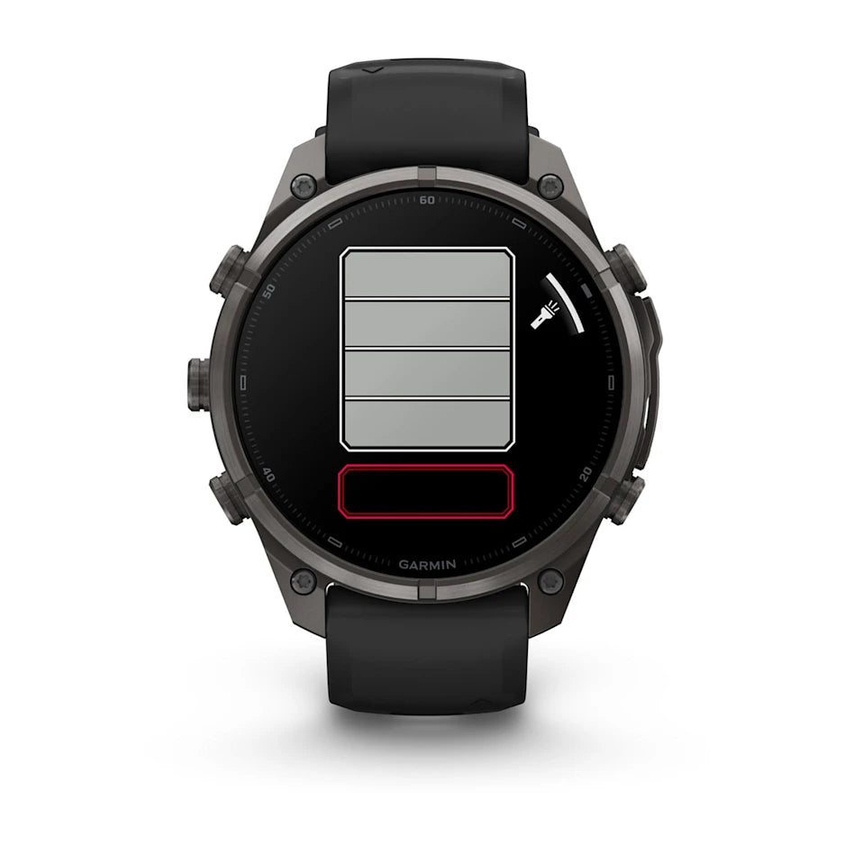 Garmin Fenix 9 Pro 47mm GPS watch Built for serious athletes and adventurers, with a durable titanium case and a bright AMOLED display.