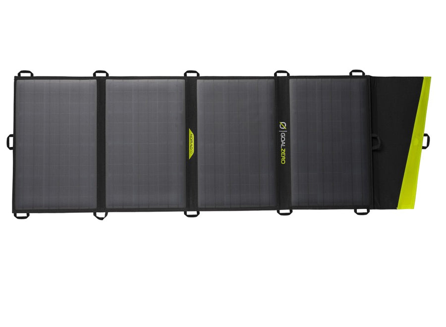 Goal Zero 50 Watts Solar Panel lets you solar charge power banks and power stations to keep laptops charged, run portable fridges, & power essential electronics