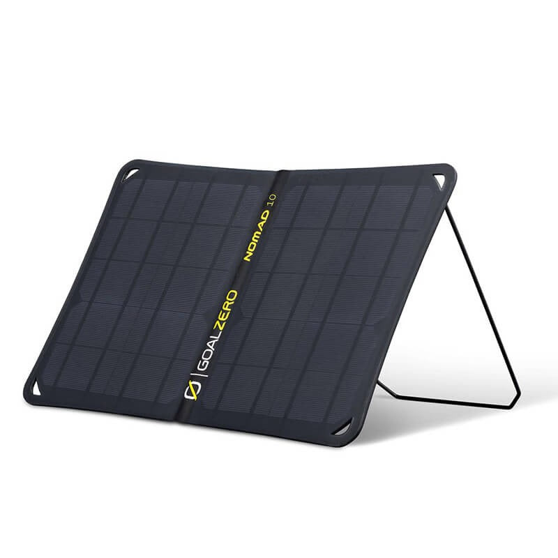 Super-lightweight, foldable 10-watt USB solar panel.